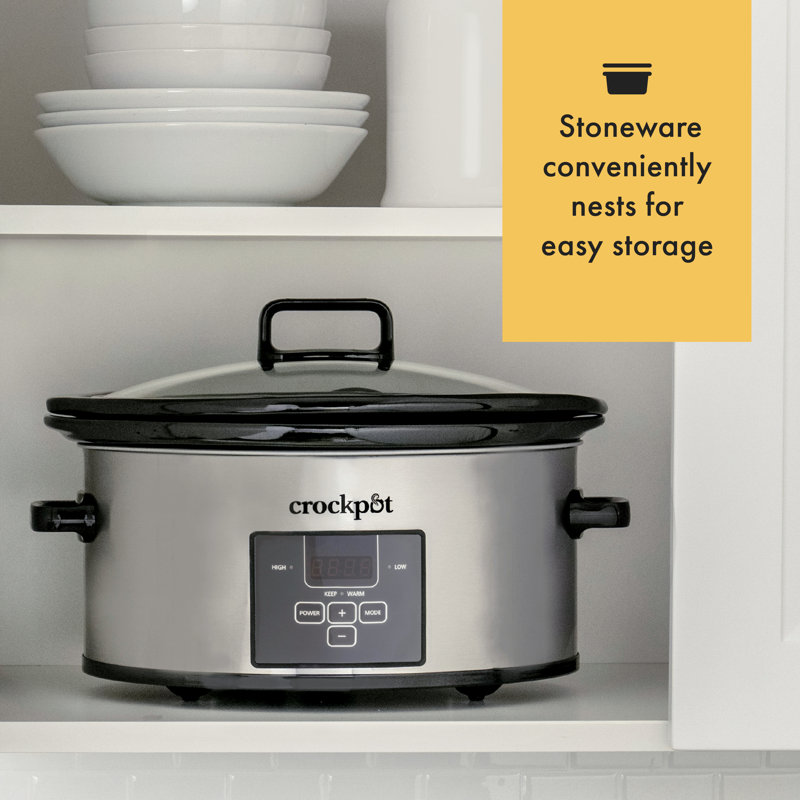 Crockpot Crockpot ChooseACrock Programmable Slow Cooker & Reviews Wayfair